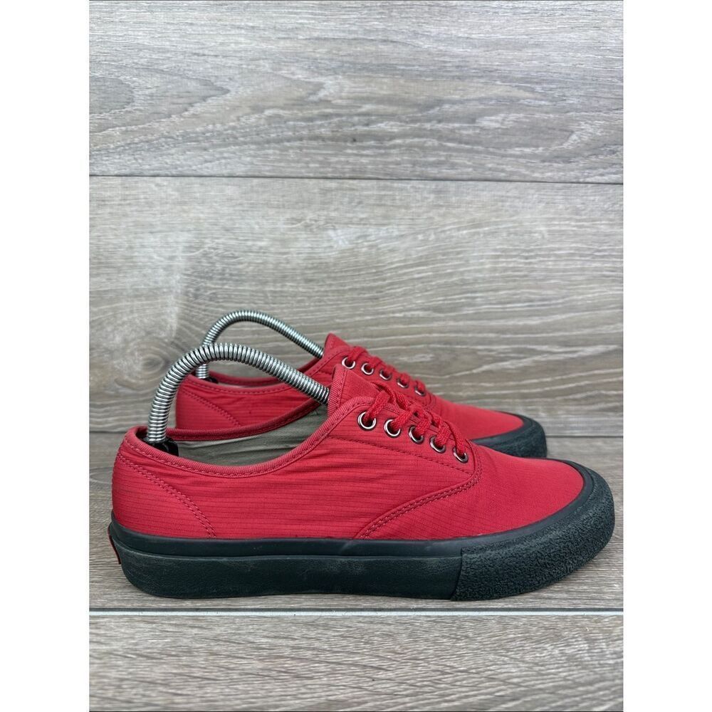 Sperry Top Sider x Colour + Companie Mens Sz 7 Pompeian Red Low Top CVO Sneakers
